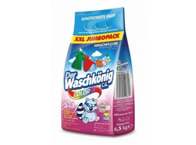 Порошок для прання WASCHKONIG Color 6,5 кг, п/е (97-067)